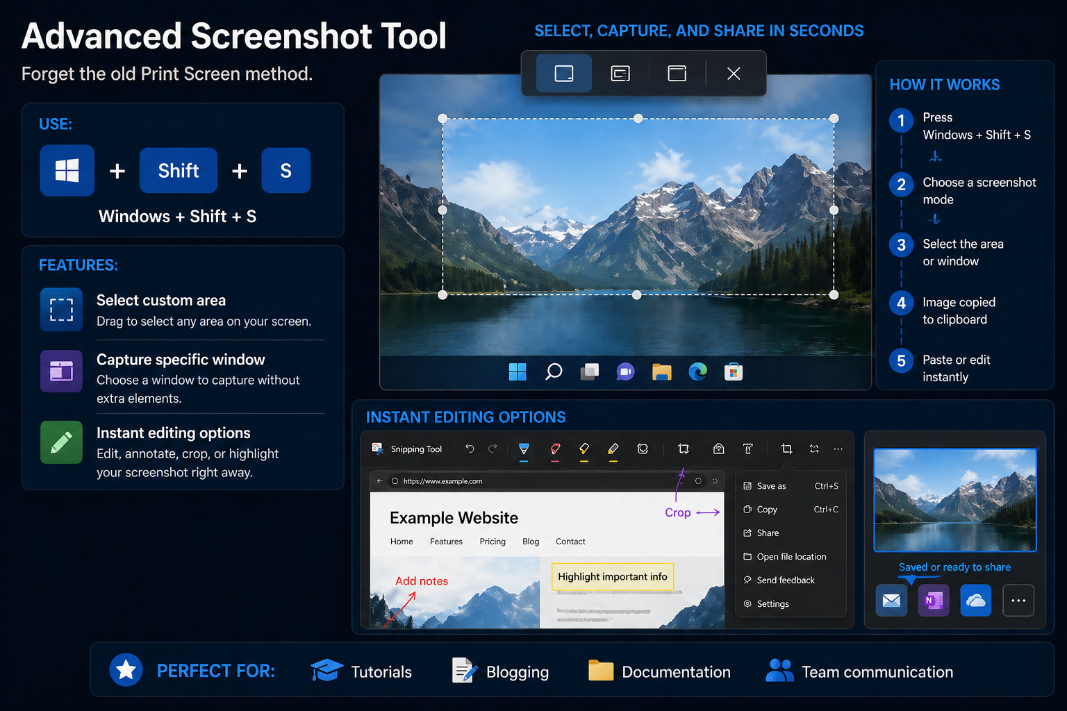 Advanced Screenshot Tool Windows 11