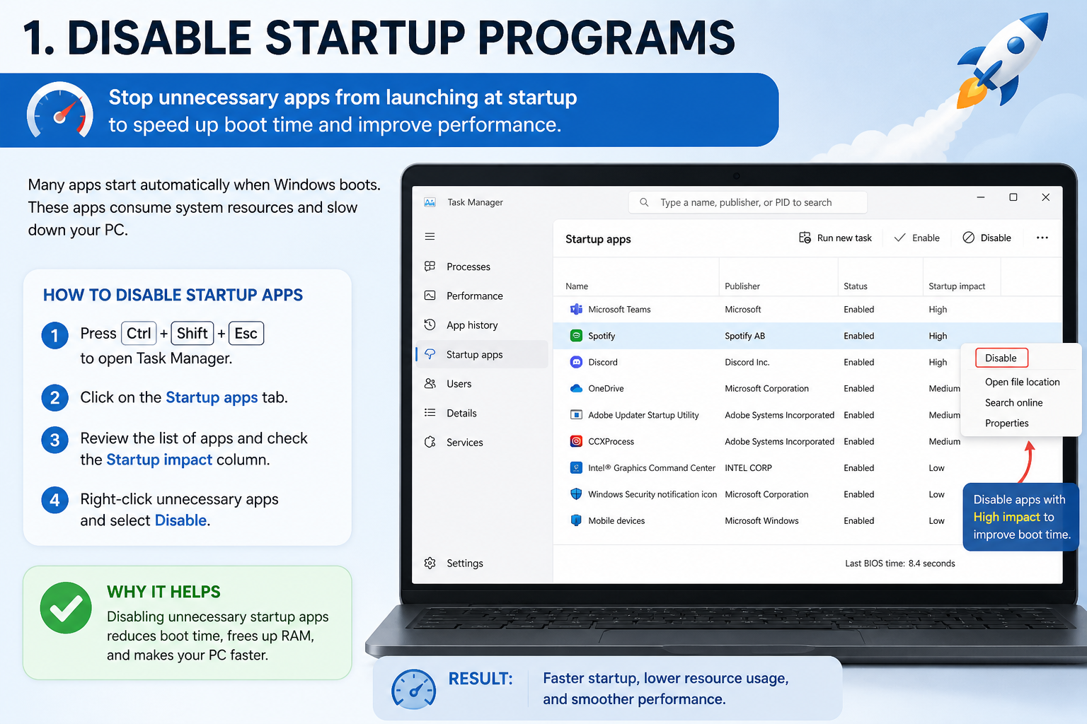Disable Startup Programs Windows 11