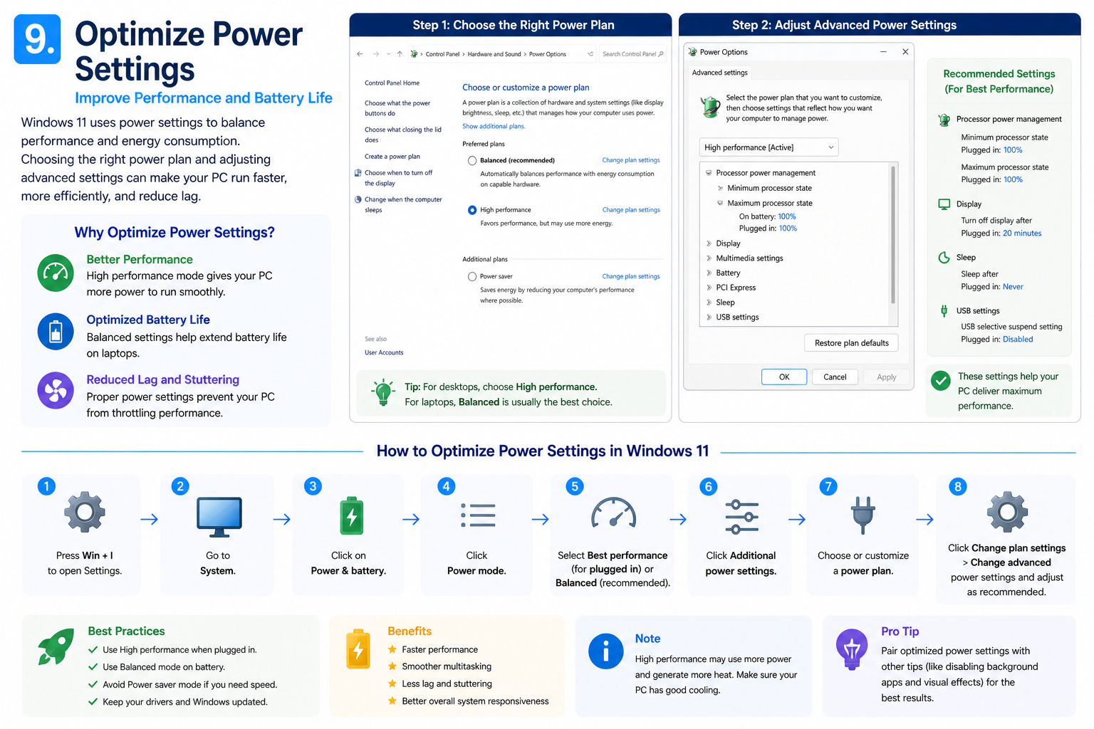 Optimize Power Settings Windows 11